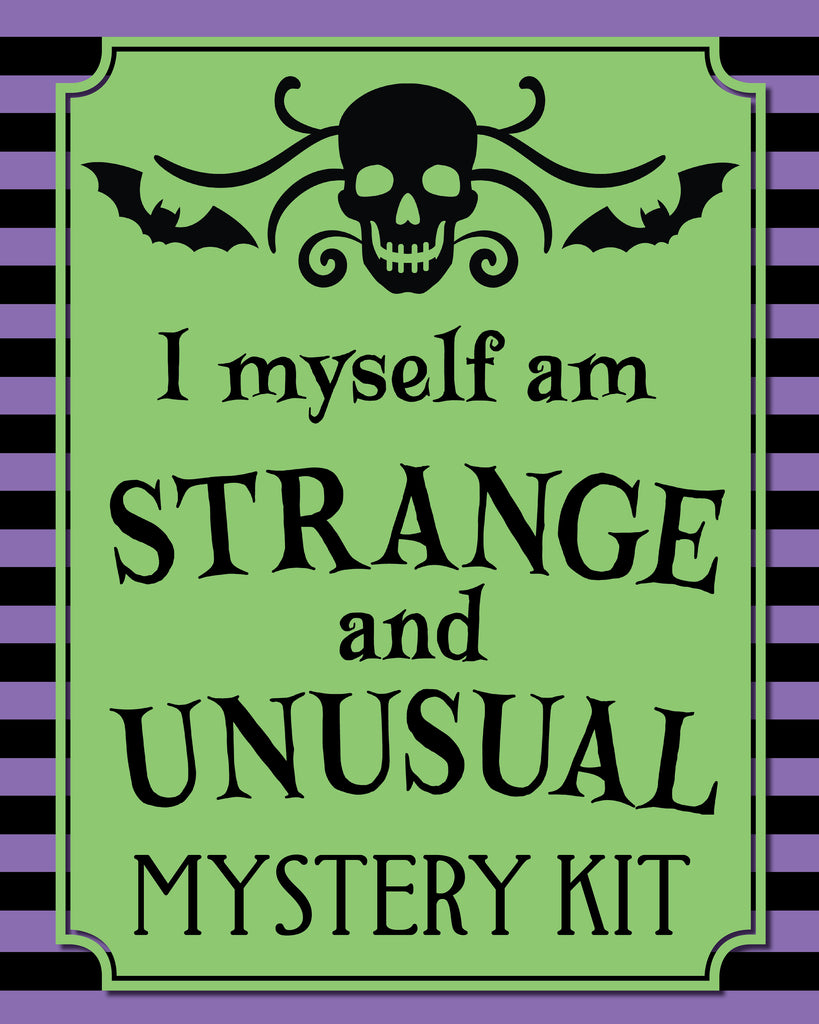 Strange and Unusual Mystery Cross Stitch Kit (PRE-ORDER Sept 20)