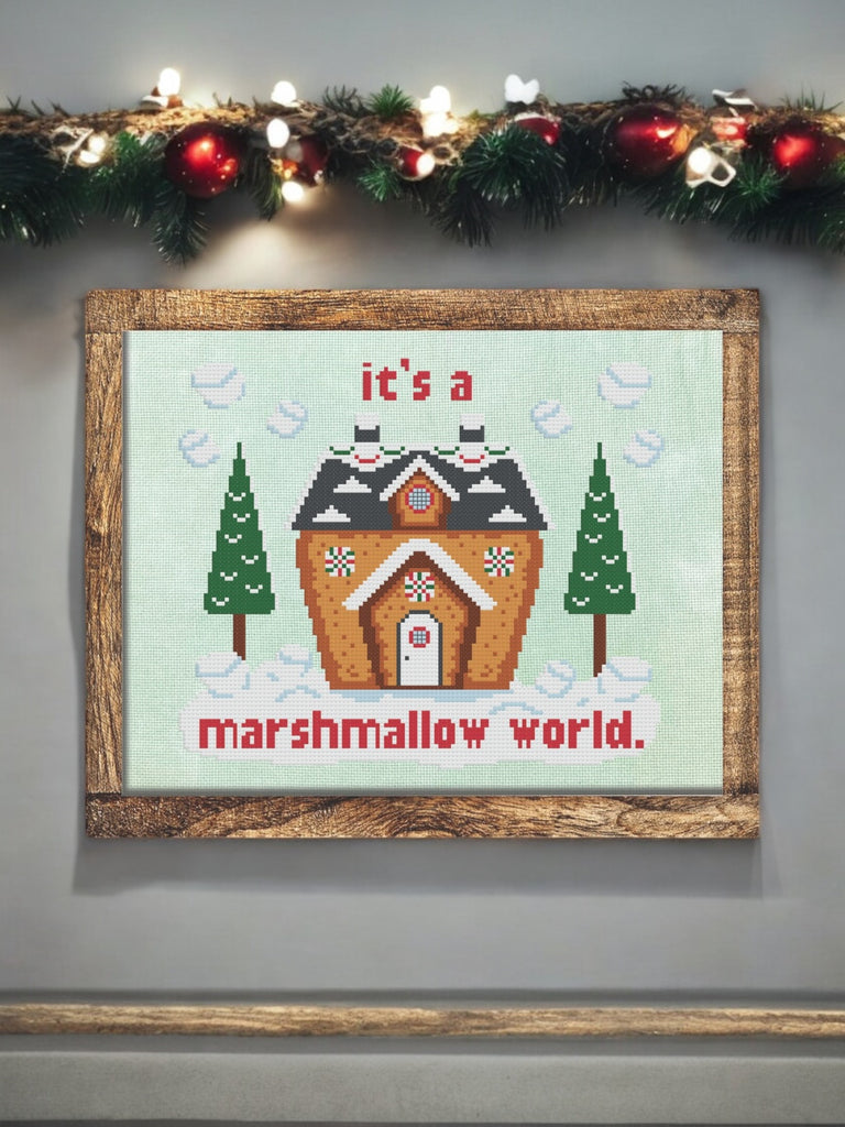 Marshmallow World Cross Stitch Kit