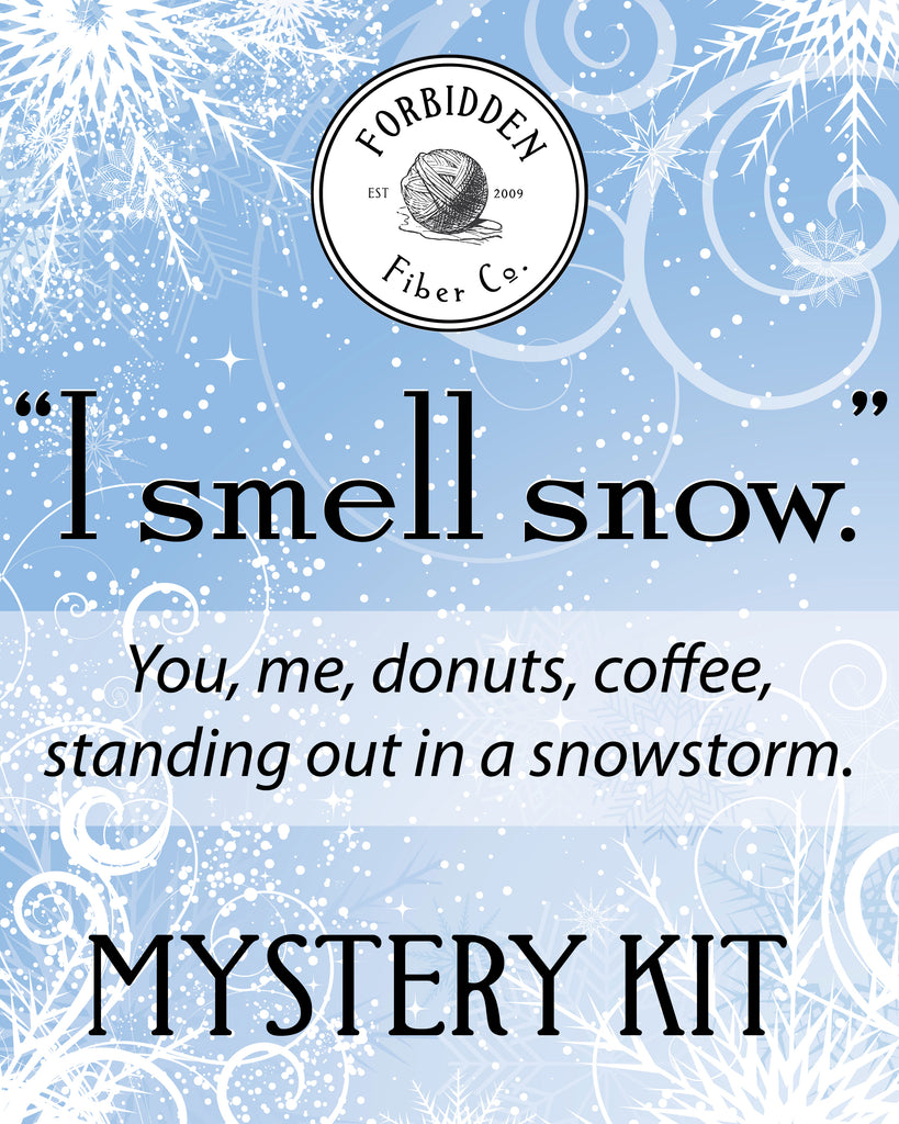 I Smell Snow Mystery CROSS STITCH Kit (PRE-ORDER 2/14)