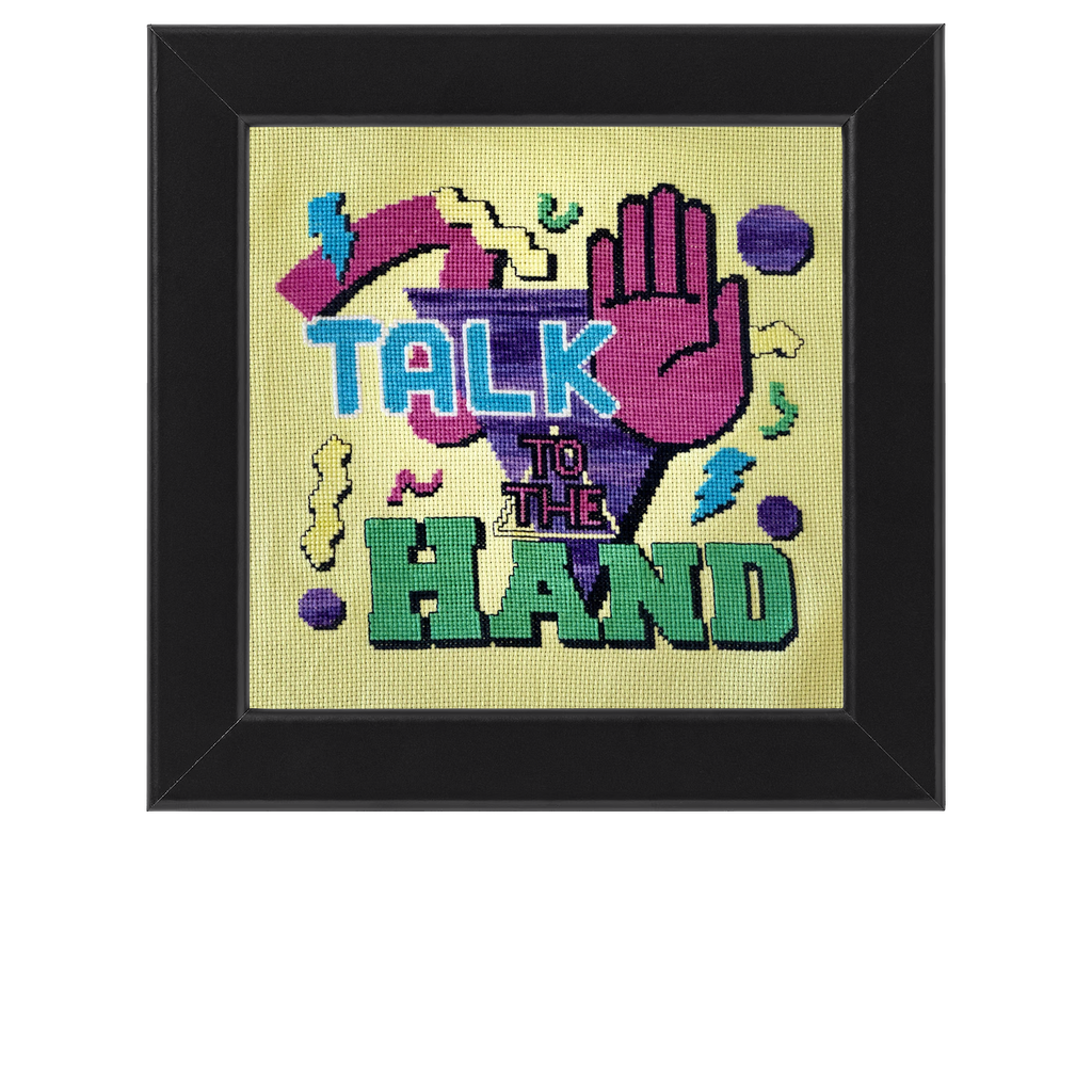 Talk to the Hand Cross Stitch Kit