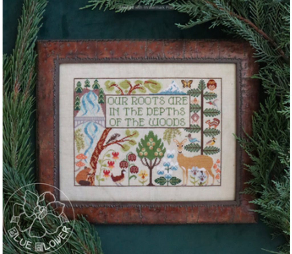 Forest Home by The Blue Flower Cross Stitch Kit