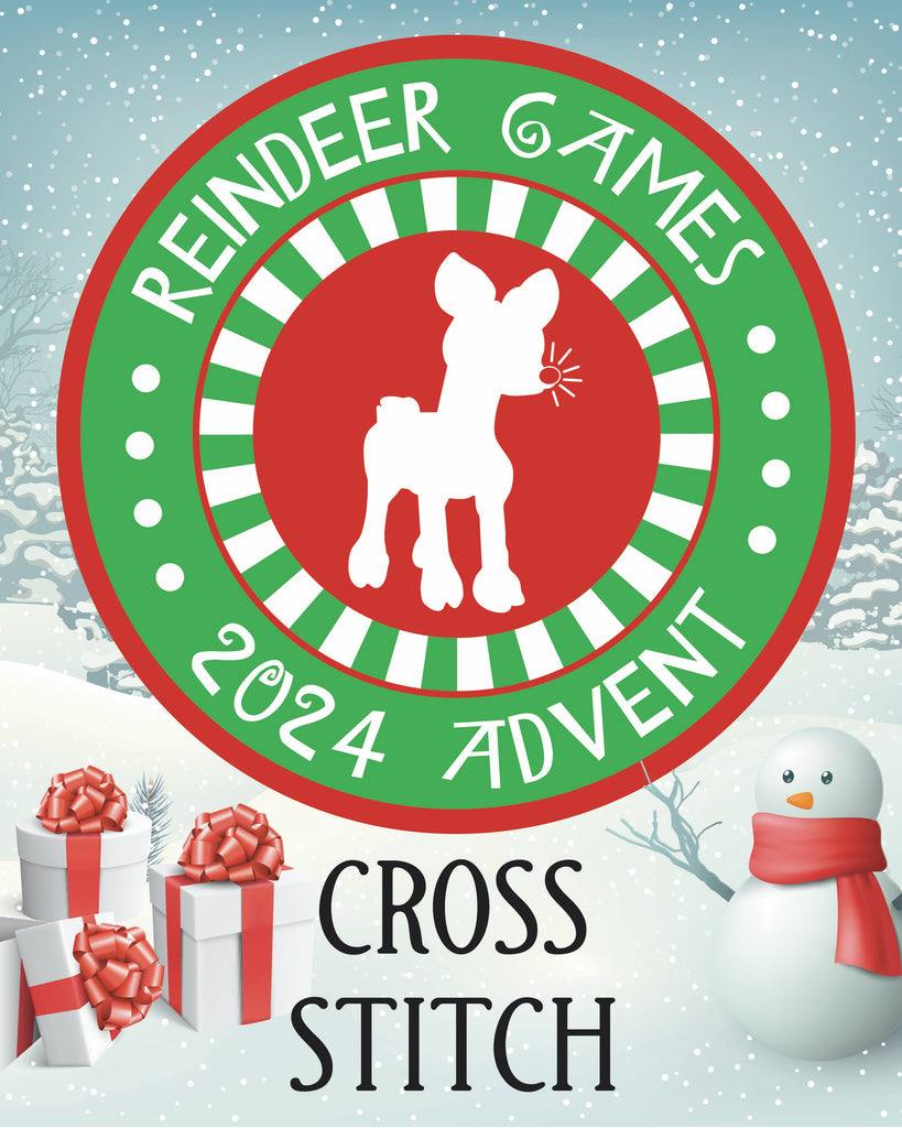 2024 Cross Stitch Advent Calendar - Reindeer Games (PRE-ORDER OCT 18th)