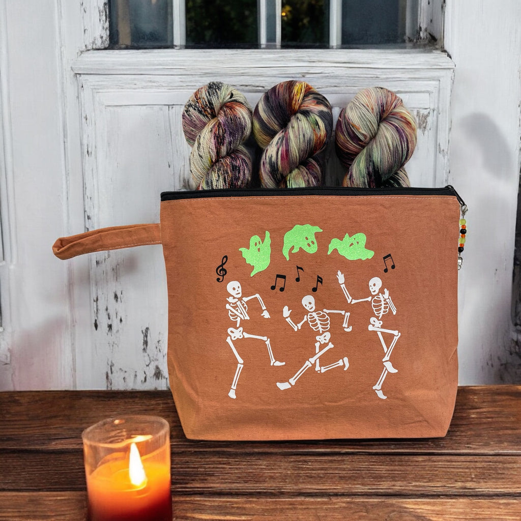 Dancing Skeletons Project Bag