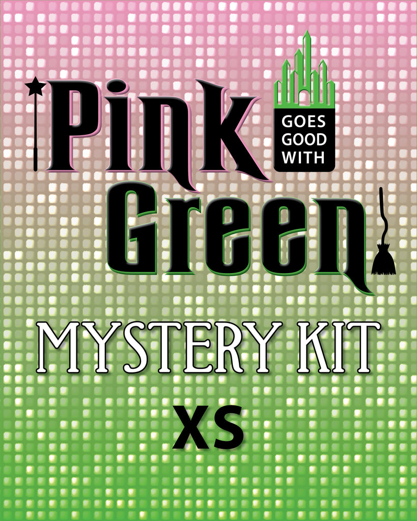 Pink Goes Good With Green Mystery CROSS STITCH Kit (PRE-ORDER 1/24)