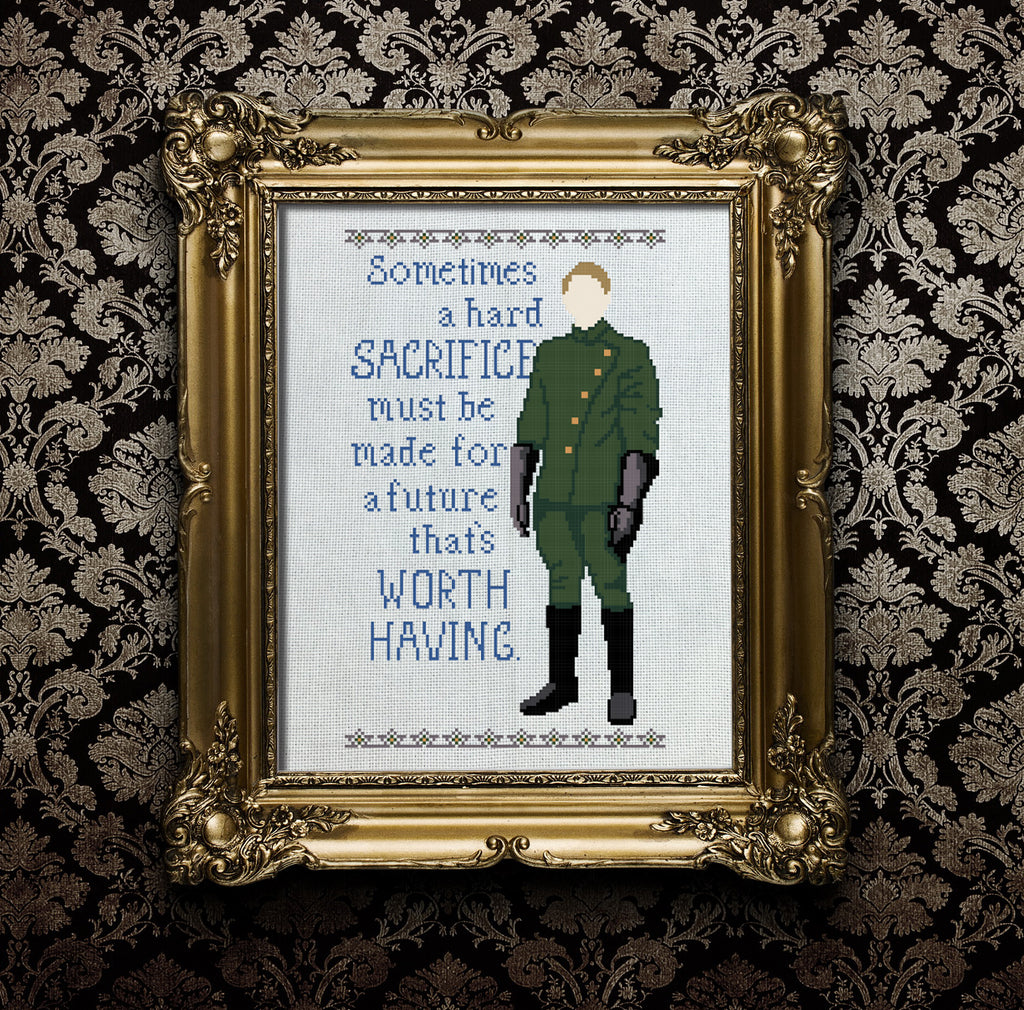 Hard Sacrifice Cross Stitch Kit