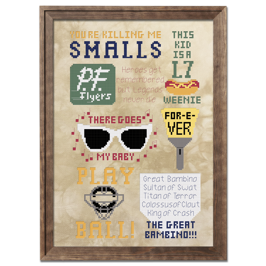 Sandlot Cross Stitch Kit